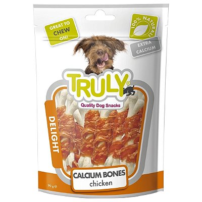 Petisco Cao Truly Delight Twists De Frango 90G