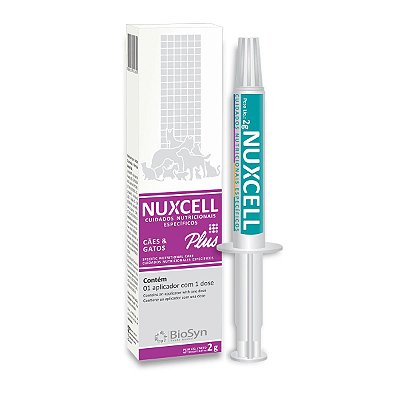 Suplemento Nuxcell Plus para Cães e Gatos 2gr