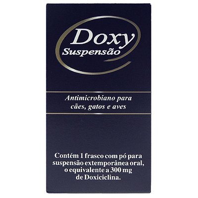 Doxy Suspensão Cepav 300mg Antibiótico para Cães e Gatos