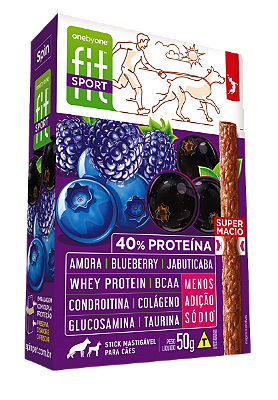 Petisco Stick Fit Spin Pet Sport 50g para Cães