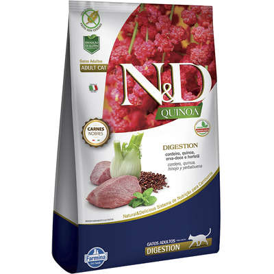 ND QUINOA FELINE ADULTO DIGESTION - CORDEIRO 1,5KG