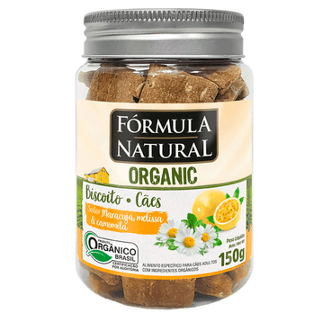 Fn org bisc caes ad maracuja 150g