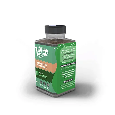 LUV tempero natural de jacare 80g