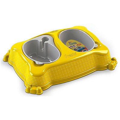 Comedouro New Pratic Pequeno Amarelo