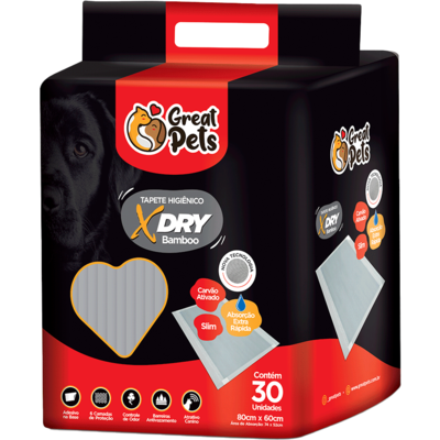 TAPETE HIG. GREATPETS X-DRY 30UN - 80X60