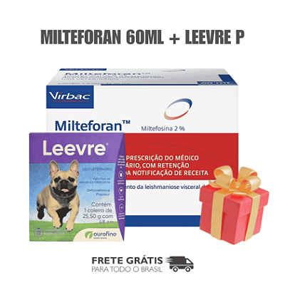 Kit Milteforan 60ML Virbac + Coleira Leevre P