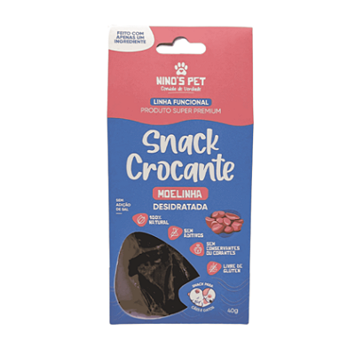 Snack Crocante Moelinha Desidratada 40g Ninos Pet