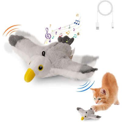 Brinquedo interativo Pássaro Voador Pequeno para Gatos