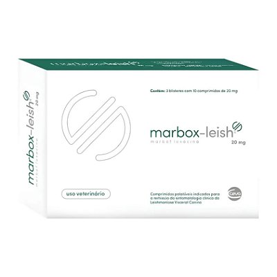 Marbox-leish Tratamento Da Leishmaniose 30 Comp. 20mg - Ceva