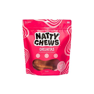 Orelhitas Natty Chews - 3 Un Orelha Suina