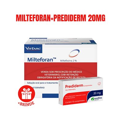 Kit Milteforan Virbac + Prediderm