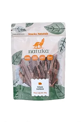 Natuka Tiras Suínas 60g
