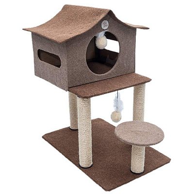 Arranhador Casa de Cuco 78X60X85 cm