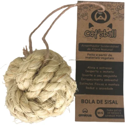 Brinquedo Arranhador Sustentável Amicus Cats Ball