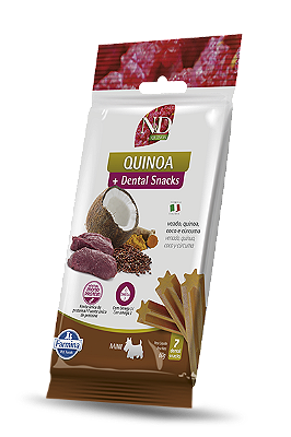 Petisco ND Dental Snacks Quinoa Can Adt Mini Veado 60g