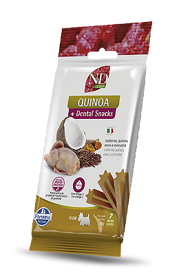 Petisco ND Dental Snacks Quinoa Can Adt Mini Codorna 60g