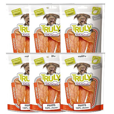 Combo Petisco Truly Cão Filé de Frango 360g