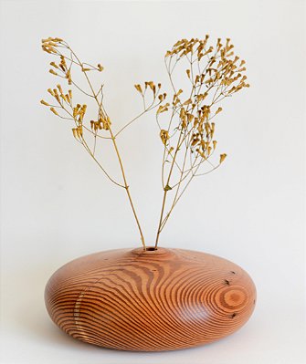 Vaso Flat em Pinho de Riga