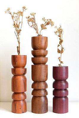 Vasos totens tricolores