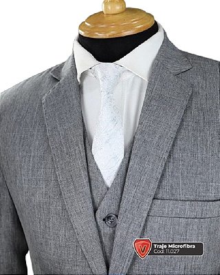 Traje MF Cinza Melange