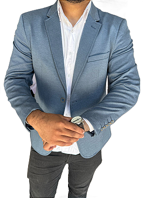 Blazer Moletinho Azul