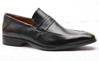 Sapato S&S confort preto s/cadarço
