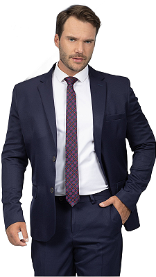 Terno Microfibra Azul Marinho OT