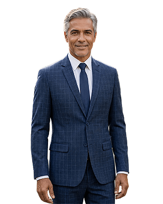 Terno Fio Indiano Paris Blue