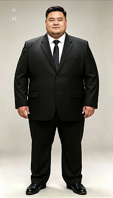 Terno Plus Size Essencial - Preto