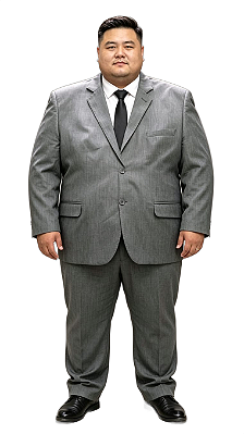 Terno Plus Size Essencial - Cinza Melange