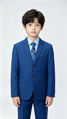 Terno infantil microfibra navy