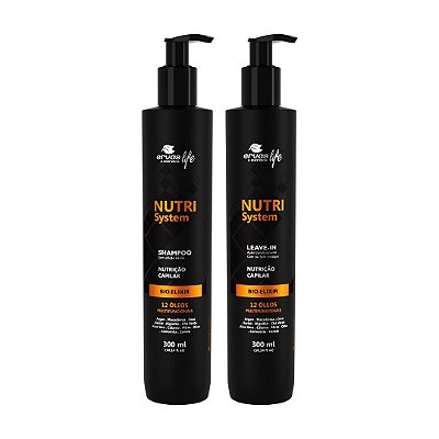 Shampoo + Leave-in Nutrição - Nutri System