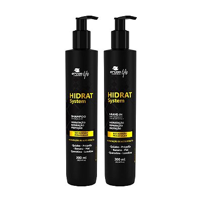 Shampoo + Leave-in para Hidratação - Hidrat System 300 ml