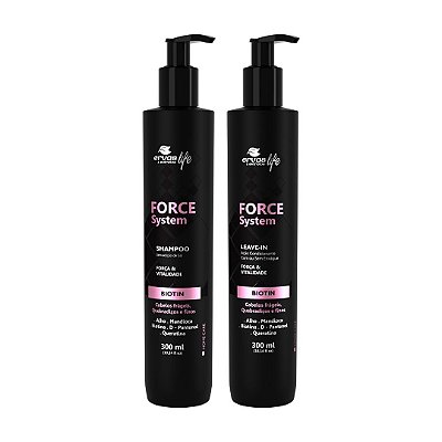 Shampoo + Leave-in Fortalecimento - Force System