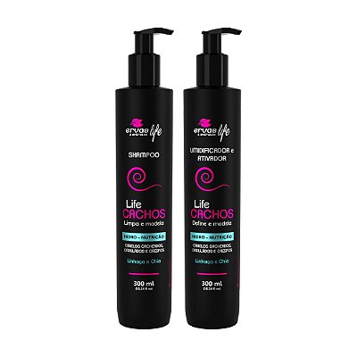 Shampoo + Ativador de Cachos - Life Cachos 300 ml