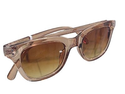 Óculos de Sol Bege Marrom