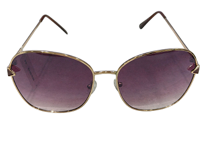 Óculos de Sol Feminino Com Armação de Metal