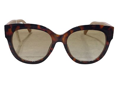 Óculos De Sol Feminino Marrom Degradê