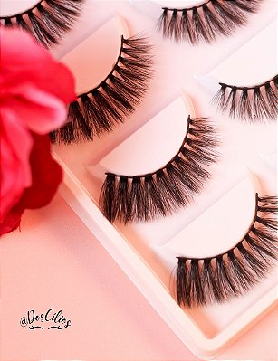 Cartela de Cílios H02 Com 5 Pares