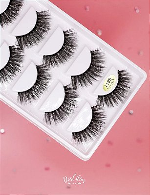 Cartela De Cílios 811 Com 5 Pares