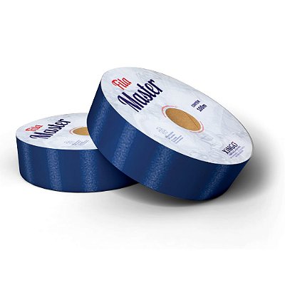 Fita Plástica Master Lisa Azul Royal - 32mmx100m