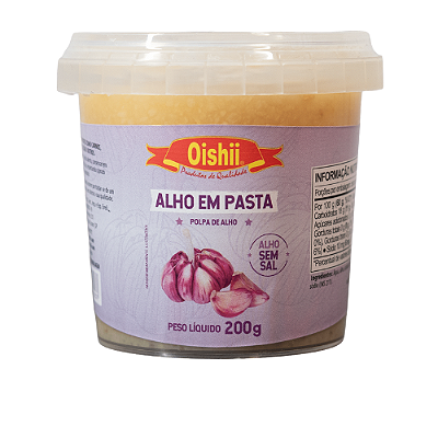 Alho Em Pasta Sem Sal 200g