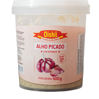 Alho Picado Sem Sal 400g