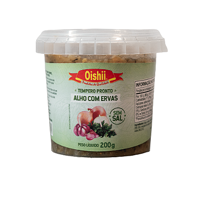 Alho Com Ervas Sem Sal 200g