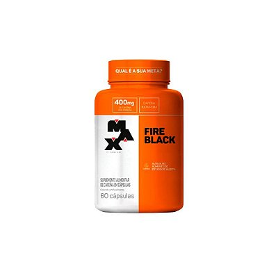 CEFEINA 200MG FIRE BLACK 60CAPS - MAX TITANIUM