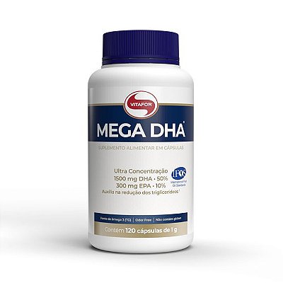 OMEGA MEGA DHA 120 CAPS- VITAFOR
