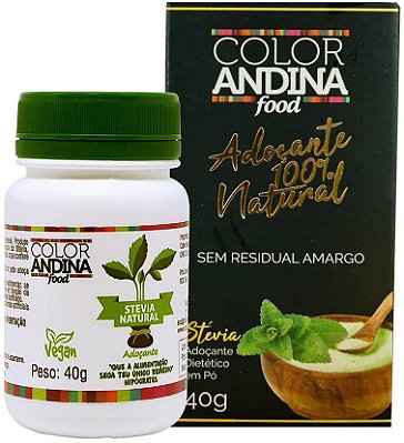 COLOR ANDINA ADOÇANTE STÉVIA 40G