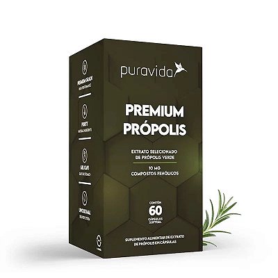 PREMIUM PROPOLIS 60CPS- PURA VIDA