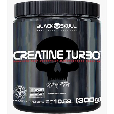 CREATINA TURBO 300G- BLACK SKULL