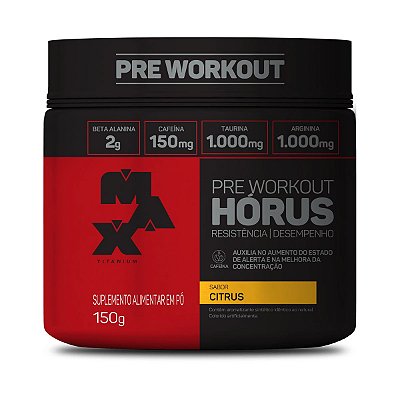 PRE-TREINO HORUS 150GR - MAX TITANIUM